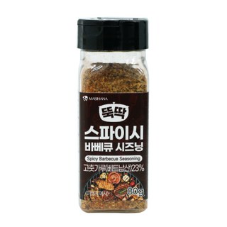 마시하나 뚝딱 스파이시 바베큐 시즈닝, 80g, 1개