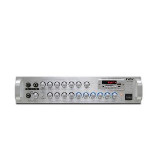 TEX 6채널 블루투스 매장용 USB 멀티앰프, HI-306
