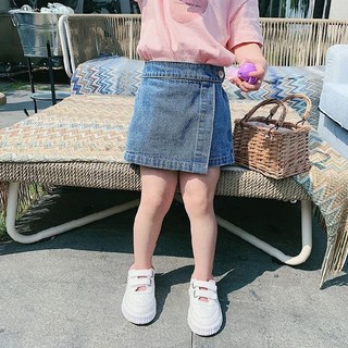 Arbe 여아용 버튼 델리 치마바지