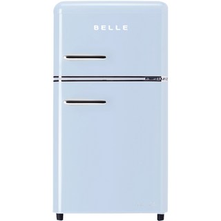 BELLE 레트로 글라스 83L 2도어 냉장고