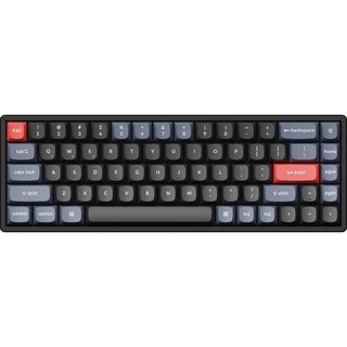 키크론 K6 Pro 알루미늄 RGB 기계식 핫스왑 유무선겸용 텐키리스 키보드, 혼합색상, K6P-J1Z, 적축