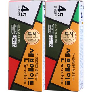 세븐에이트 새치 염색약, 4.5호 금빛갈색, 2개