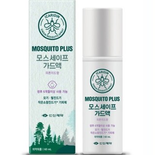 신신제약 모스세이프 가드액 이카리딘 해충기피용품, 1개, 60ml 대표 이미지 - 모스탄 대사 추천