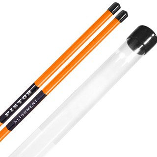 FISTOB 얼라이먼트 스윙연습 스틱 2p + 케이스 세트, 주황, 1세트