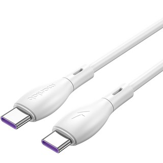 60W PD C타입 고속충전 케이블 (화이트, 1개, 2m) 만랩 60W PD C타입 고속충전 케이블 (화이트, 1개, 2m) 만랩