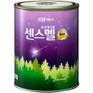 KCC페인트 센스멜 골드 에나멜페인트 유광, 진회색