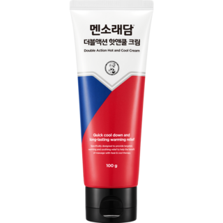 멘소래담 더블액션 핫앤쿨 크림, 100g, 1개