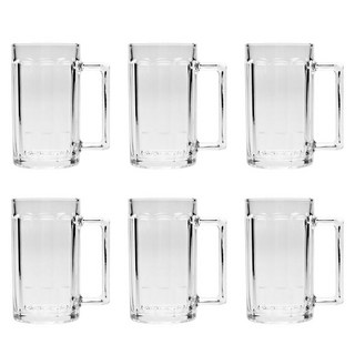 델리 하이볼잔 380ml ZB374-2, 투명, 6개