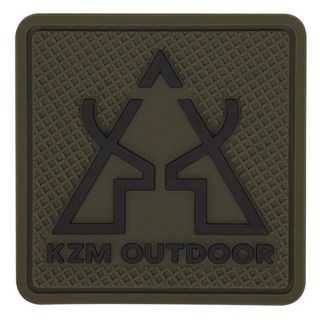 고려대뱃지 카즈미 러버 와펜 사각, 카키