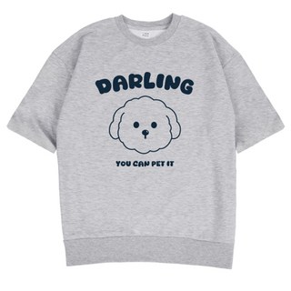 AiR Plane Darling寬鬆版型短袖大學T, 混色
