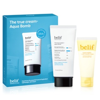 빌리프 더 트루 크림 아쿠아 밤 + 멀티 비타민 마스크 35ml 세트, 1개, 75ml