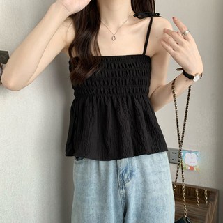 Elsso 女款胸衣吊帶背心露臍上衣背心