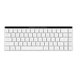ASUS ROG FALCHION LOW PROFILE RX BLUE 키보드로 게임하는 모습
