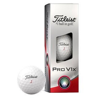 타이틀리스트 골프공 4피스 PRO V1X, 화이트, 3개입, 1개