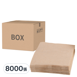 comet 餐巾紙, 褐色, 1組, 8000張