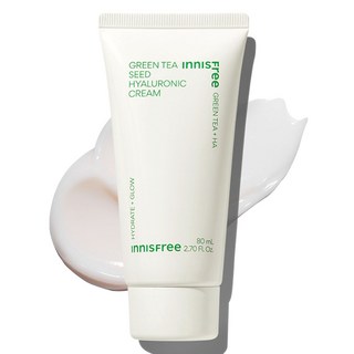 INNISFREE 綠茶籽玻尿酸保濕霜, 80ml, 1條