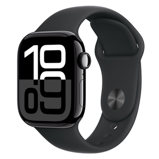 Apple 애플워치 10 GPS+Cellular, 42mm, 알루미늄, 제트 블랙 / 블랙 스포츠 밴드, S/M Apple 애플워치 10 GPS+Cellular, 42mm, 알루미늄, 제트 블랙 / 블랙 스포츠 밴드, S/M