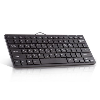 디디존 멤브레인 C타입 미니 유선 키보드 DK-500M C-TYPE, 블랙, 제조사축