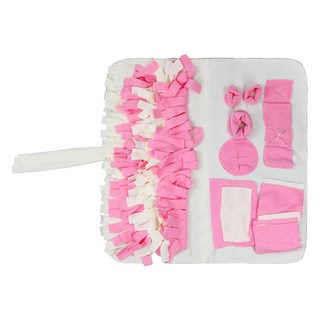 미스터추추 강아지 펀펀 노즈워크 담요 핑크 1개 상품 이미지