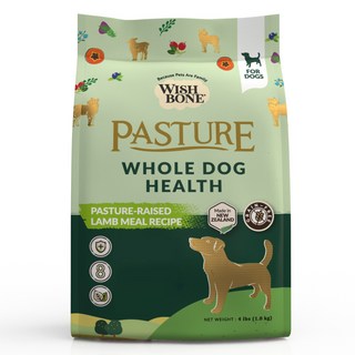 WISHBONE 전연령 독 건식사료, 9kg, 양, 1개