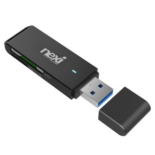 넥시 USB 3.0 SD 카드리더기 NX802, 1개