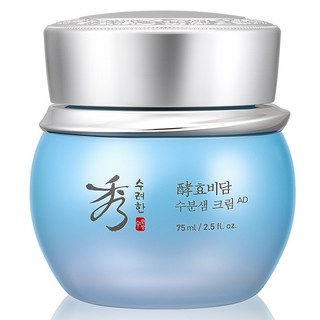 Sooryehan 秀雅韓 酵活水瞬透3合1玻尿酸霜, 1罐, 75ml