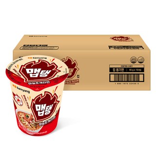삼양 맵탱 마늘조개라면 65g, 15개
