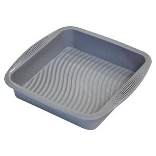 베스톰 고급 베이킹 몰드 브라우니 케익 사각팬, 그레이, 1개