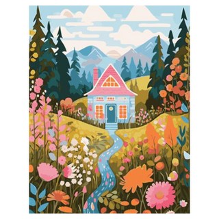타미나요 재밌는 그림그리기 DIY, 어느 언덕의 집