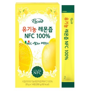 레세타 유기농 레몬즙 NFC 100%, 280g