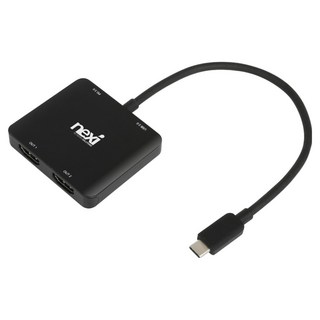 넥시 USB3.1 Type C to 듀얼 HDMI 컨버터 8K NX1489, 1개