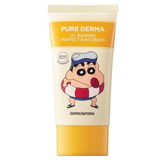 온더바디 퓨어더마 짱구 UV 배리어 퍼펙트 선크림 SPF50+ PA++++, 1개, 80ml