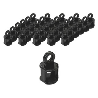 더원홈데코 커튼레일 룰러 1.2 x 2.3 cm, 블랙, 50개