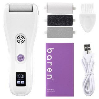 바렌 패디메이트 듀얼파워 흡입식 전동 발각질 제거기, 1개입, 1개, 295g