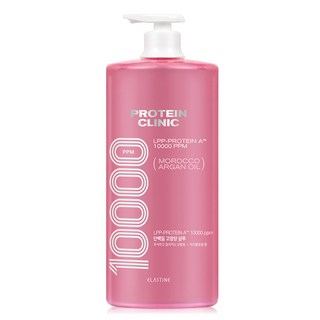 엘라스틴 프로틴 클리닉 10000 모로코 아르간 오일 고영양 샴푸 피치 블로썸향, 1.5L, 1개
