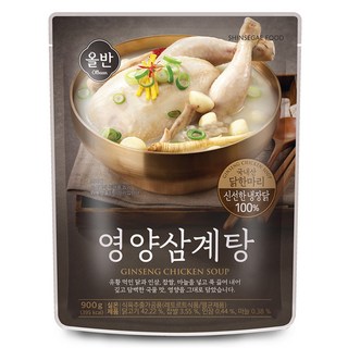 올반 키친 영양 삼계탕, 900g, 1개