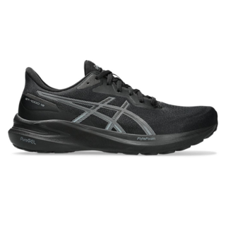 ASICS 亞瑟士 男款 GT-1000 13 4E超寬楦 慢跑鞋 1011B859-004 黑色 舒適透氣, 27.5cm