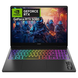 HP 2025 오멘 16 코어Ultra9 지포스 RTX 5080, Shadow Black, 1TB, 32GB, WIN11 Home, 16-ah0064TX