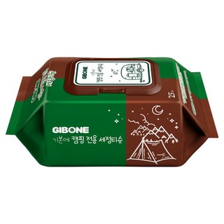 기본에 캠핑 전용 세정티슈 캡형 25p, 1세트