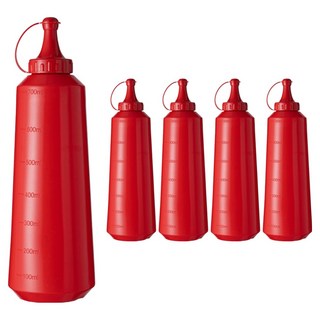 일상속반짝 빨간 끈캡 케찹 초장통, 5개, 700ml