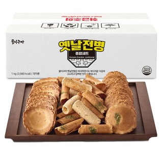 꿀이구마 옛날 전병 종합 세트, 1개, 1kg