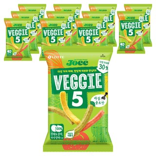 롯데웰푸드 조이 베지5 바질솔트맛, 50g, 12개