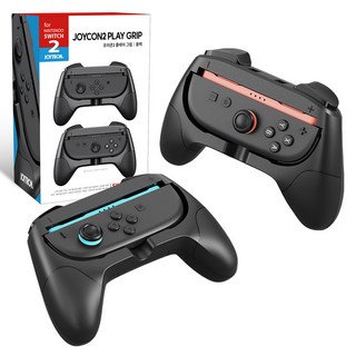 JOYTRON Nintendo Switch 2 Joy-Con 2遊戲手把 2入組, SW2-GRIP01, 黑色, 1個