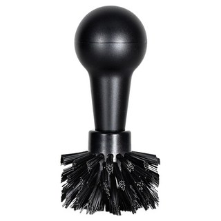 칼딘 커피 포터필터 바스켓 원형 청소 솔 51mm, 블랙, 1개