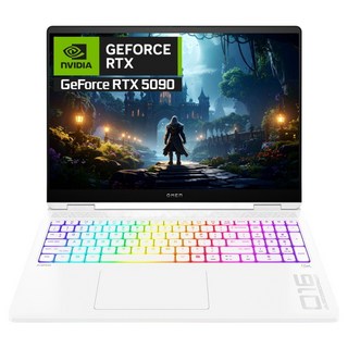 HP 2025 OMEN MAX 16 세라믹 화이트 디자인