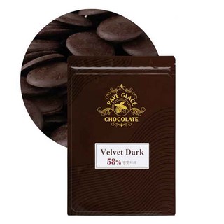 파베글라스 다크 커버춰 리얼 초콜릿 58%, 1kg, 1개