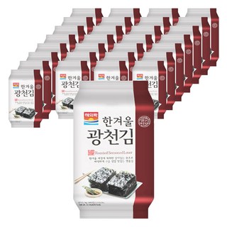 해의락 한겨울광천 도시락김, 5g, 64개
