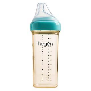 hegen PPSU 多功能寬口 奶瓶 Selina 聯名款, 330ml, 誕藍色, 1個
