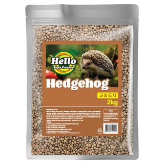 아쿠아플러스 헬로 프리미엄 고슴도치 사료, 2kg, 1개
