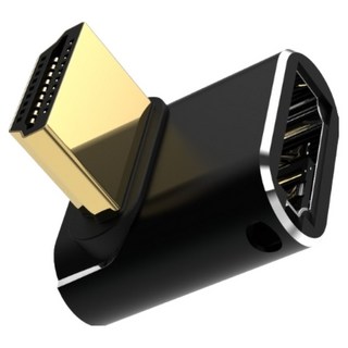 MYBESTFRIEND HDMI2.1 to HDMI 2.1 M/F延長轉接頭 上向90度彎頭 G2, MBF-HD21MF-UP90-G2, 1個